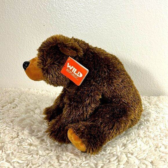 Wild Republic Grizzly Bear Plush Stuffed Animal - Picture 2 of 11